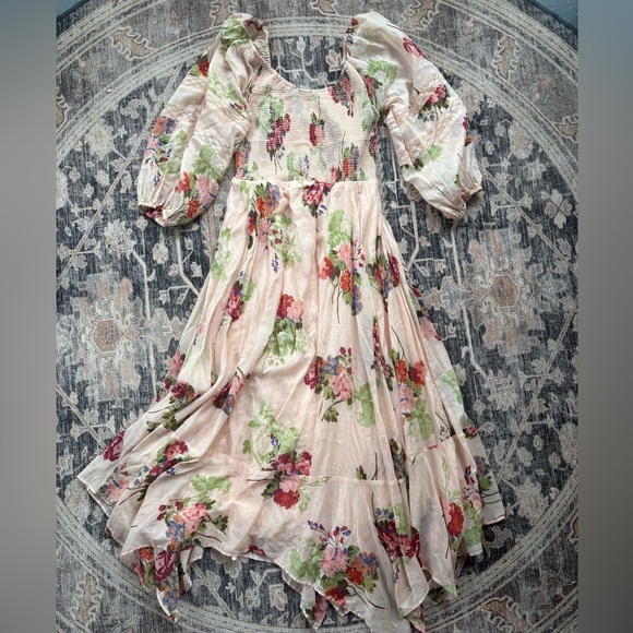 Free People Dresses & Skirts - Free People Multicolor Floral Long Sleeve Dress